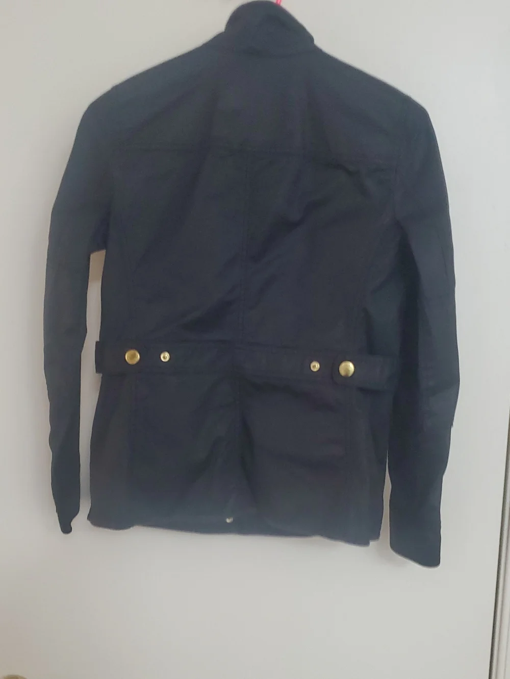 J.Crew PXS Black Utility Jacket w/Brass Hardware Very Good Condi.
